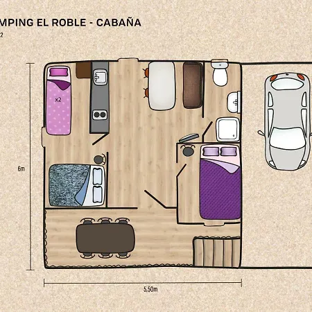 El Roble Camping Valderrobres